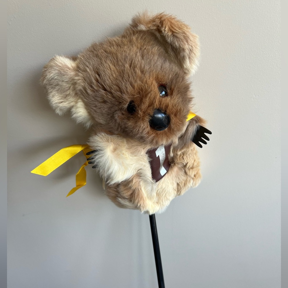 Vintage Real Fur Golf Driver Head Cover